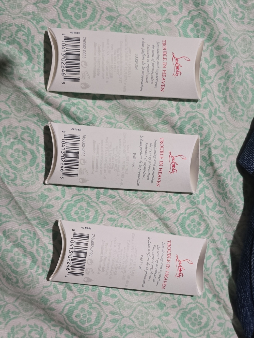 Christian Louboutin Trouble In Heaven Parfum- White 3 Samples